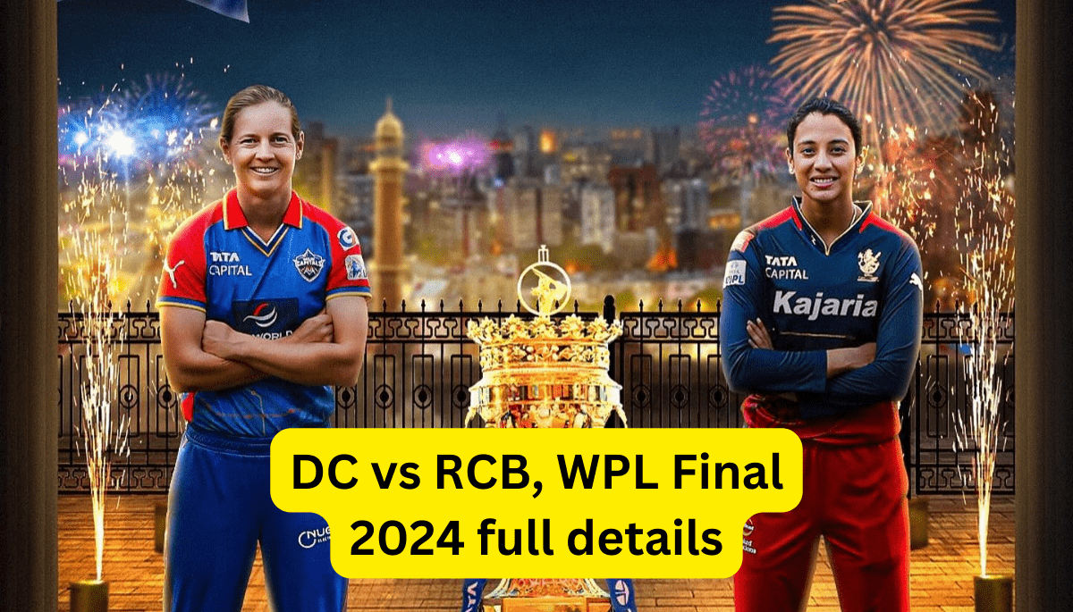 DC vs RCB, WPL Final 2024